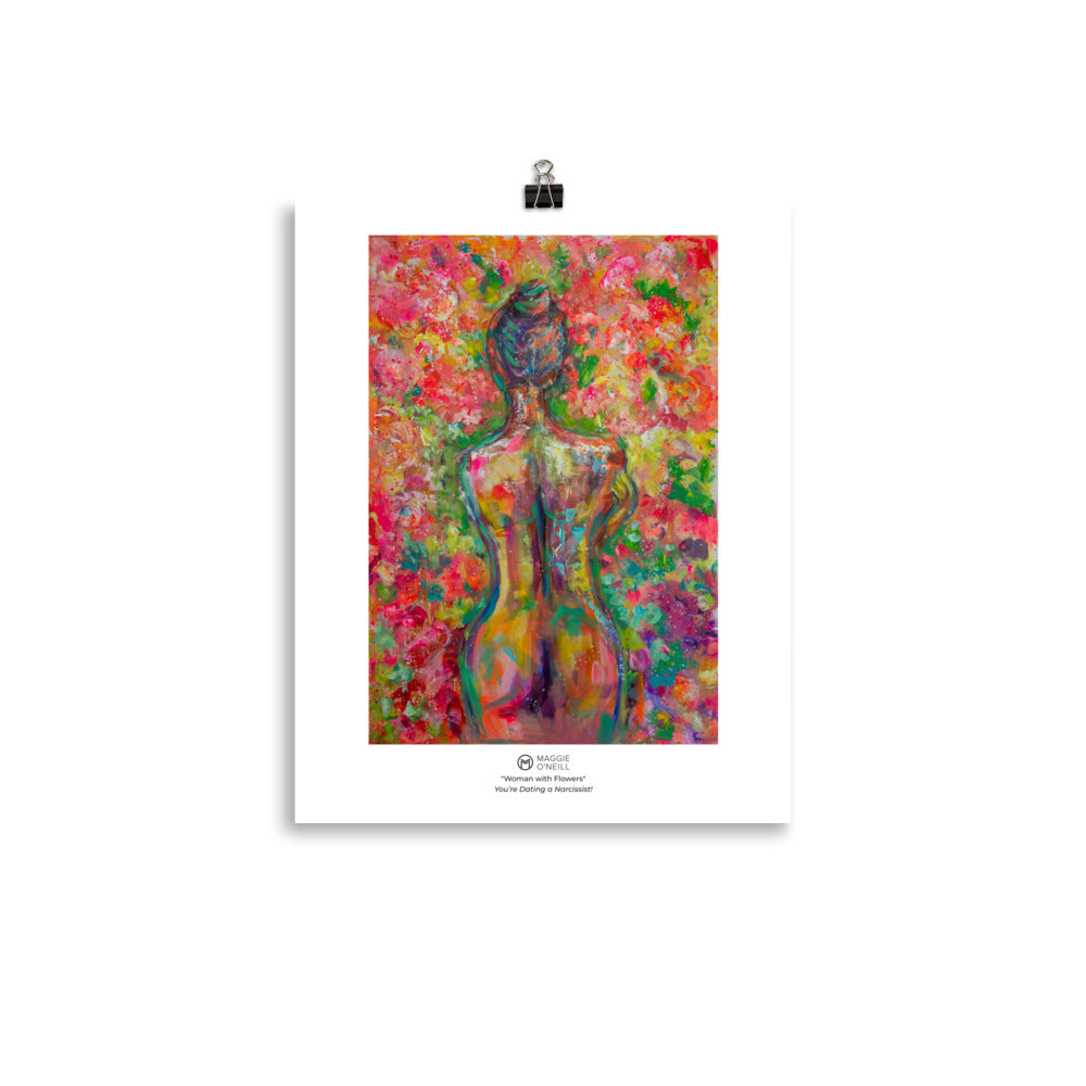 Woman With Flowers