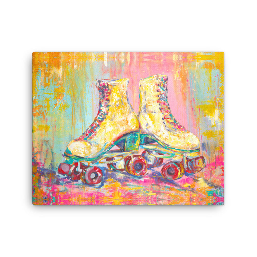 Tie Dye Roller Skates