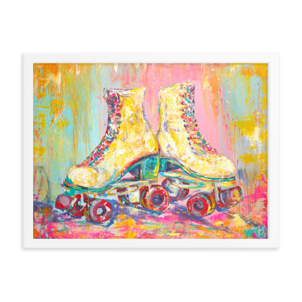 Tie Dye Roller Skates