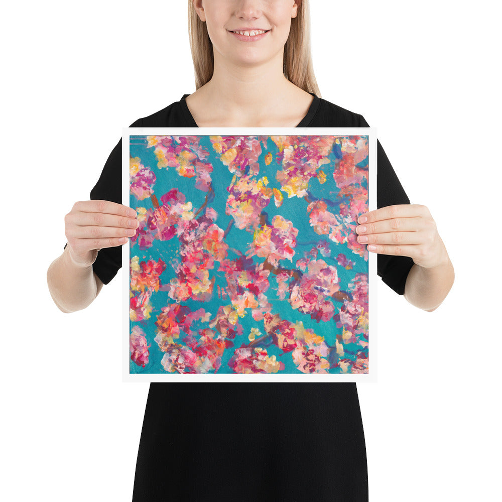 Teal Blossoms