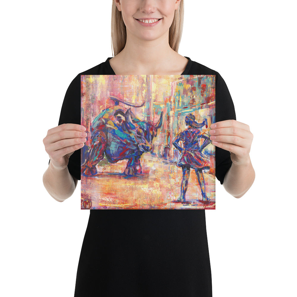 Fearless Girl with Bull