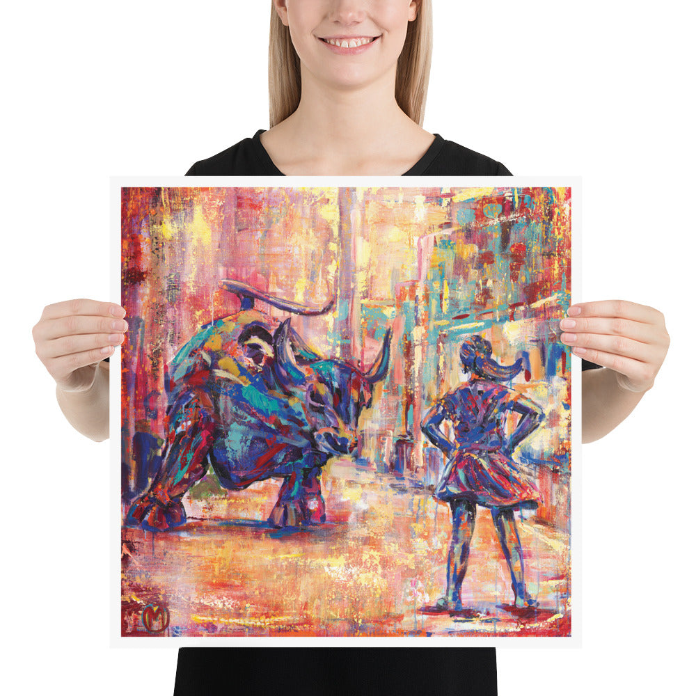 Fearless Girl with Bull