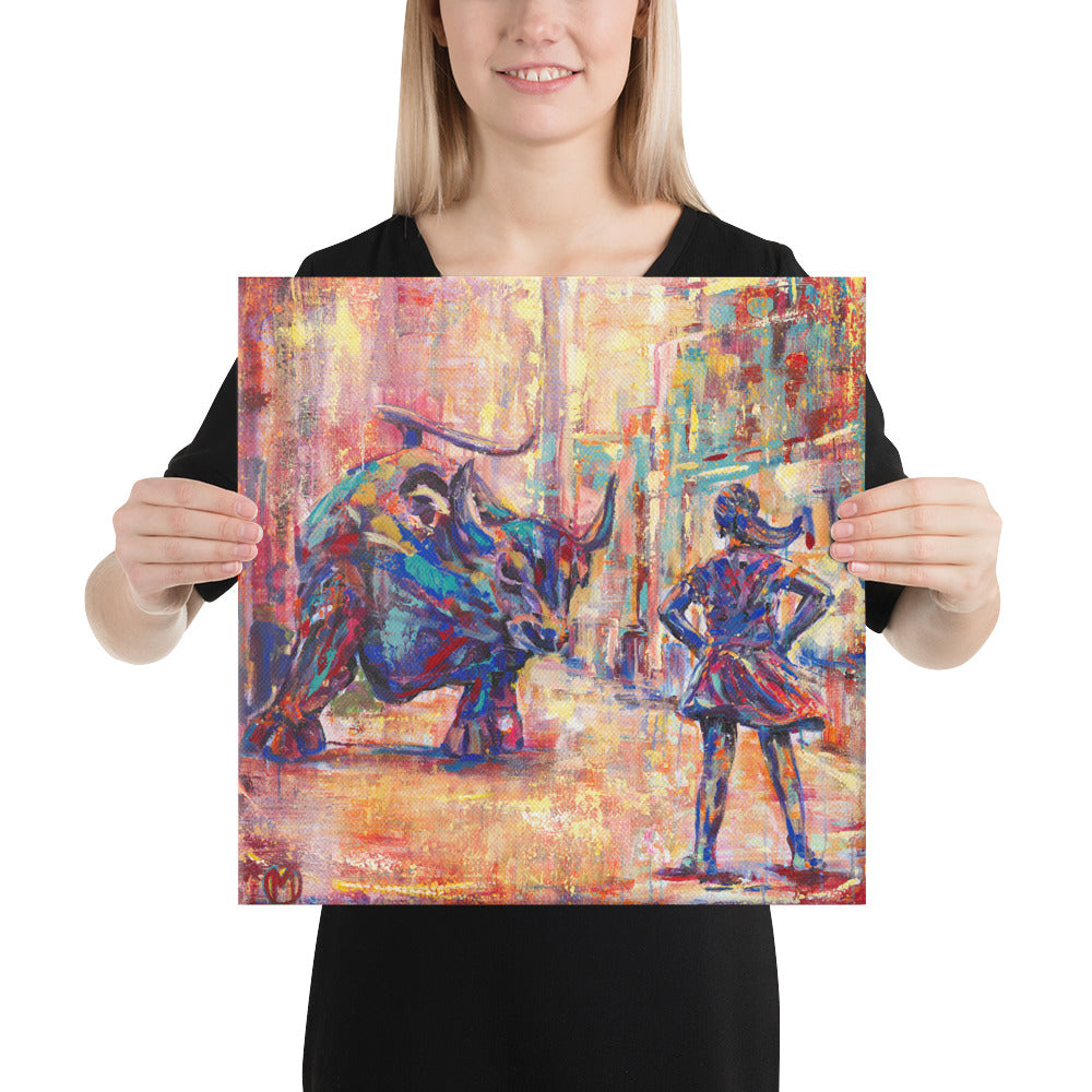 Fearless Girl with Bull
